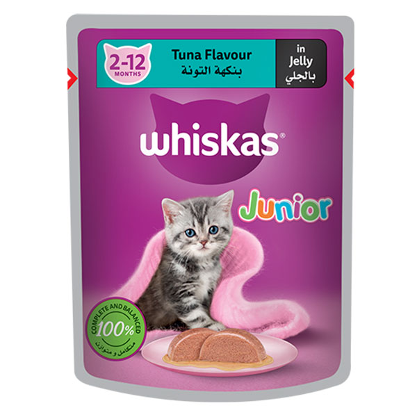 پوچ بچه گربه طعم ماهی تن در ژله ویسکاس